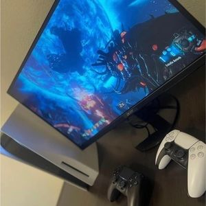 Ps5With Games And 2 Controllers